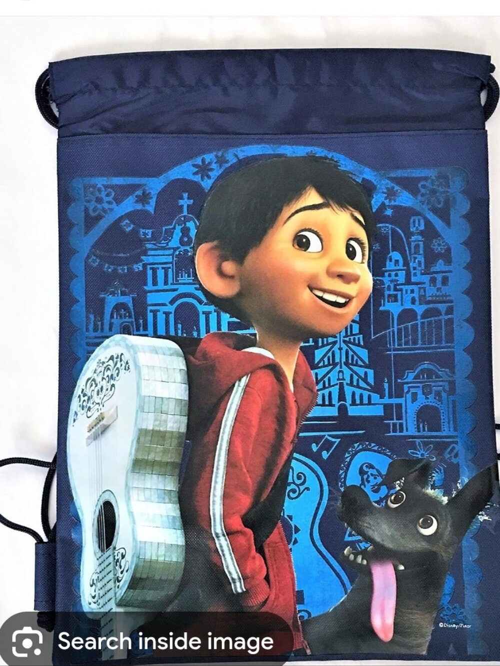 Kids Blue Drawstring Backpack - Picture 1 of 1